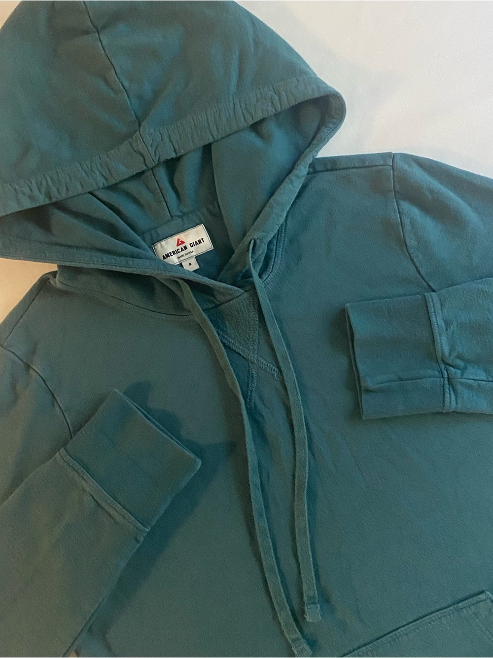 American Giant Hoodie Women S USA MADE Supima Cotton Modal Pullover Sweatshirt